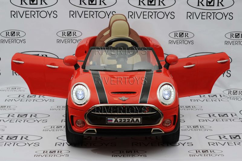Детский электромобиль RiverToys Mini Cooper А222АА Etoro original Детский электромобиль RiverToys Mini Cooper А222АА Etoro original